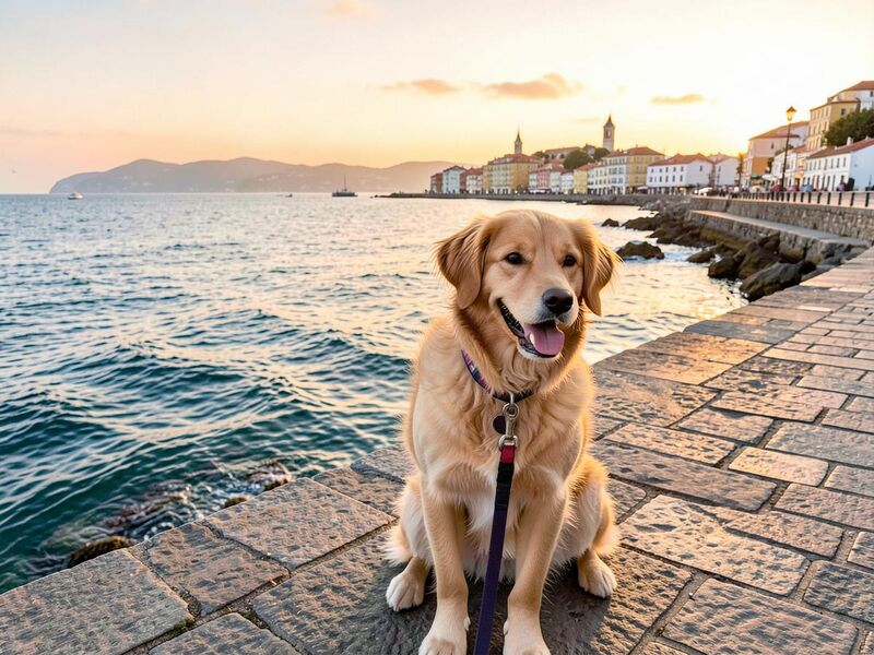 Illustrative image of the dog walking category